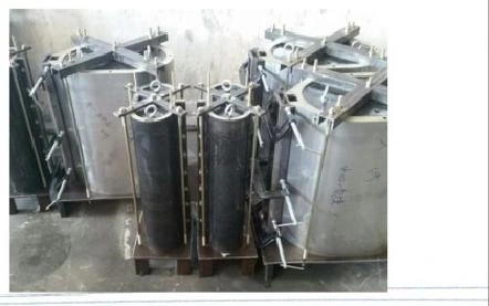 Kuru tip transformatörler gibi elektrik yalıtımları için kalıpları ile döküm makinesi 6