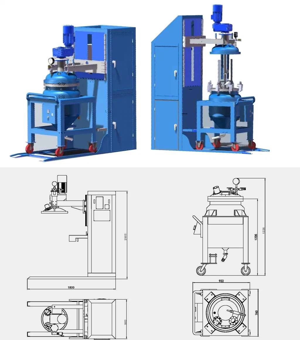 Epoxy reçine ve katılaştırıcı, elektrikli izolatör üretimi için APG veya döküm makinesi ile karıştırıcıda 8