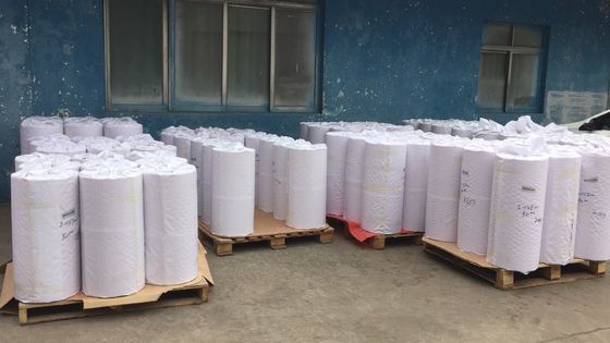 Elektrik Yalıtım Burç için Beyaz Trafo Hammadde Fiberglas Örgü Kumaş